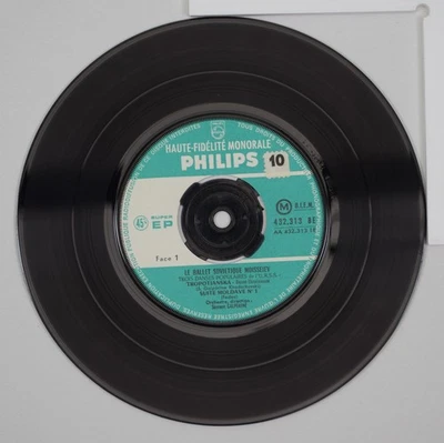 Ballet Moisseiev - Tropotianska / Suite Moldave 2 - Philips 432.313 BE - 7" EP - Bild 1 von 2