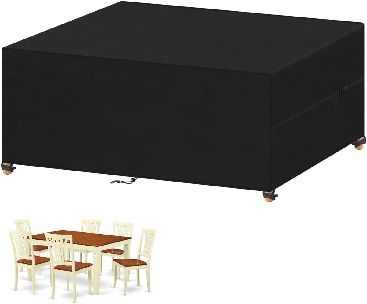 Coperture Per Mobili Da Esterno Copertura Per Mobili Da Giardino 125x75x70 Cm - Impermeabile, Anti-UV, Antivento, Con Coulisse E Fibbie, Tessuto Oxford 600D Coperture Per Tavoli Da Giardino