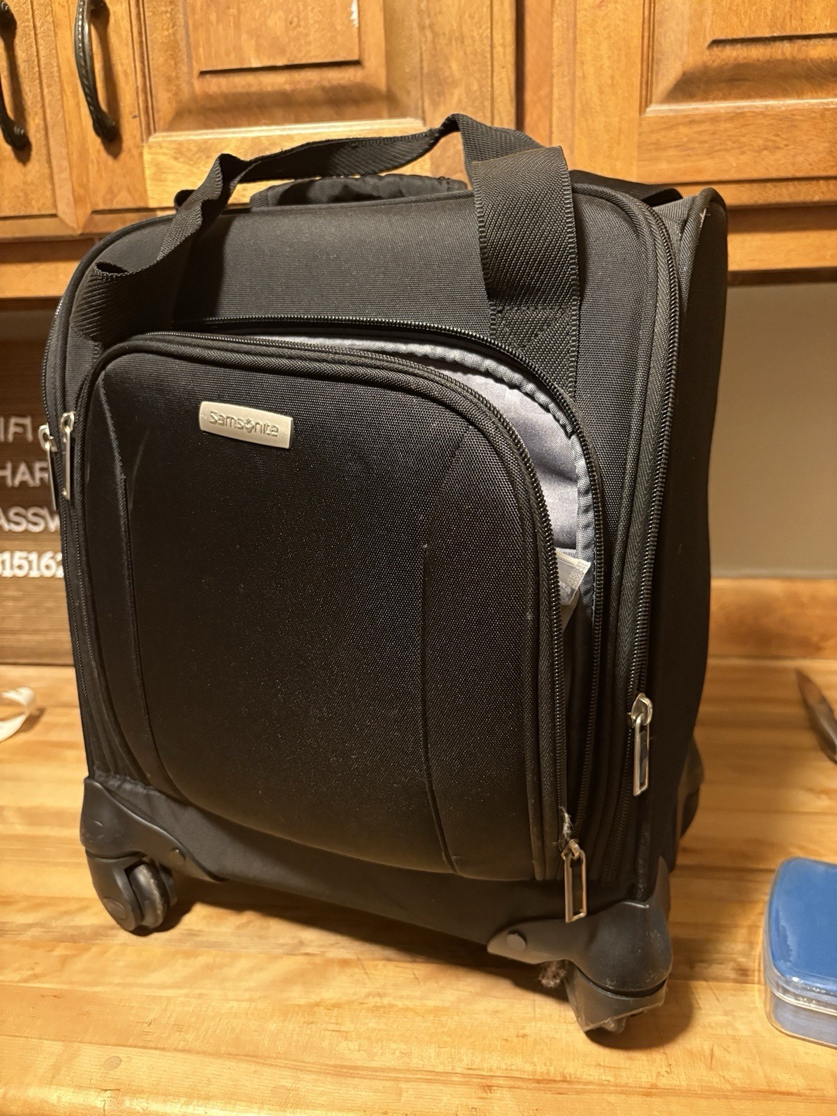 Samsonite Soft-sided Underseat Spinner Carry-on - Jet Black