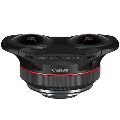 Canon RF 5.2mm f/2.8 L Dual Fisheye 3D VR Lens