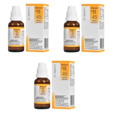 Bakson s B45 Neural Drops Homeopathy | Nerve Pain & Neural Support | Pack of 3