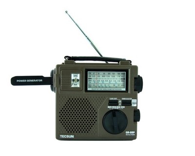 TECSUN GR-88P Hand Crank Emergency Survival AM/FM and Shortwave Radio Receiver