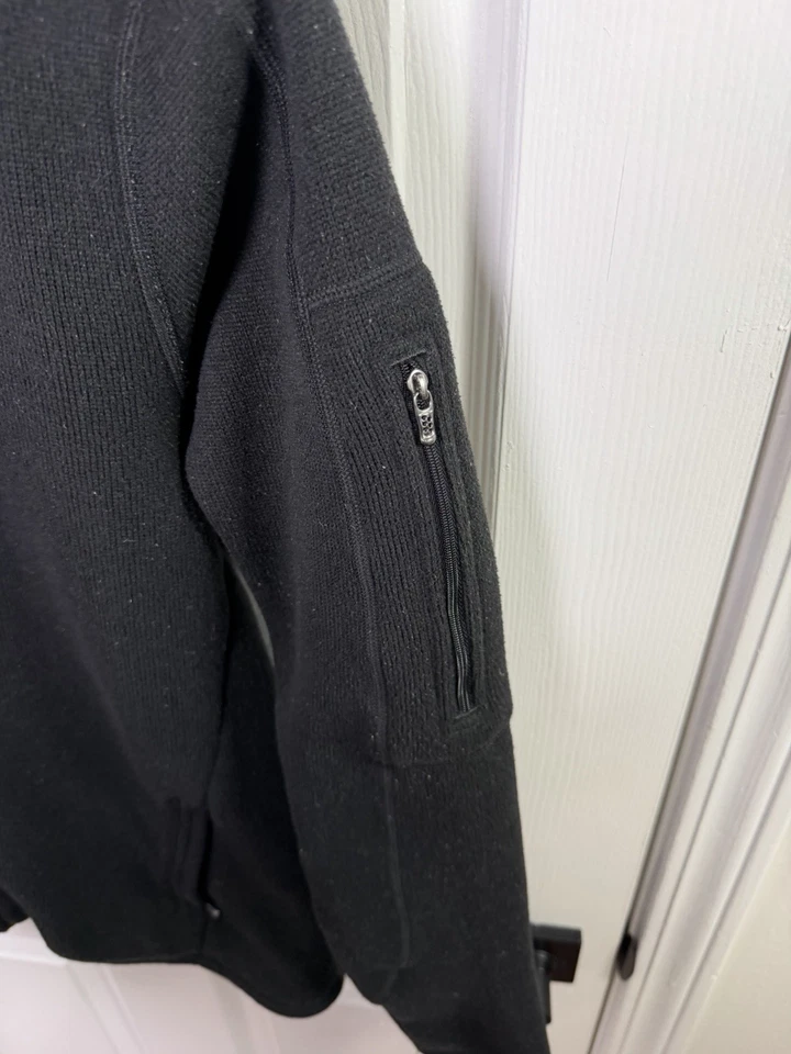 Patagonia Better Sweater Womens Medium Black Fleece Jacket Full Zip Hiking - Image 4 of 4