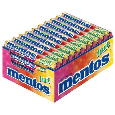 mentos fruit Kaudragees mit Fruchtgeschmack 40x38g Rollen