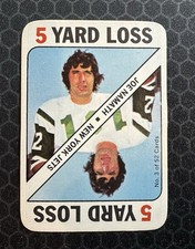🏈 1971 Topps Football #3 Game Inserts - Joe Namath - Jets 🏈