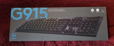 Logitech G915 Lightspeed Wireless RGB Gaming Keyboard NEW IN BOX FACTORY SEALED