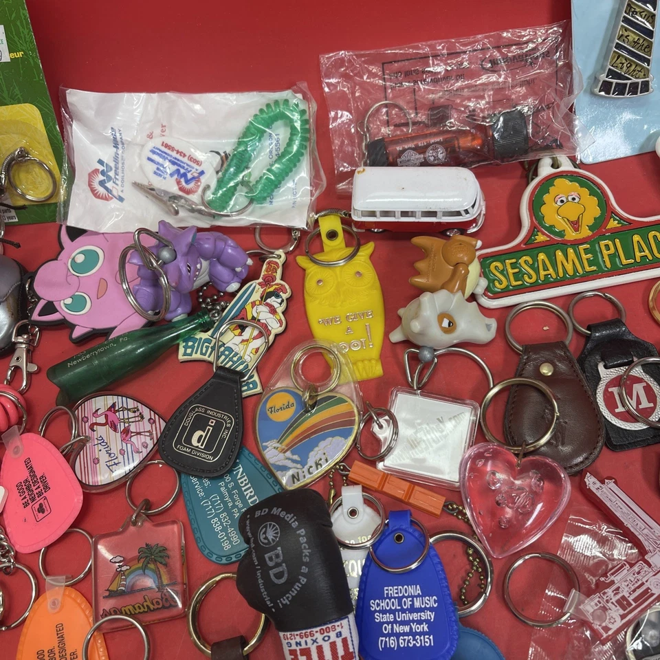 Huge keychains lot Keyrings Fobs Backpack Charms Purse Handbag Pendants. #17 - Image 3 of 4