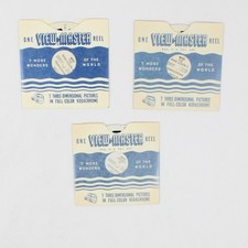 Lot of 3 View-Master Transjordan Reels 1948 Vintage 4050, 4051, 4055