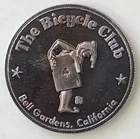 Old Heavily Toned Bicycle Club Card Casino 1 T-oz  .999 Silver Round Coin