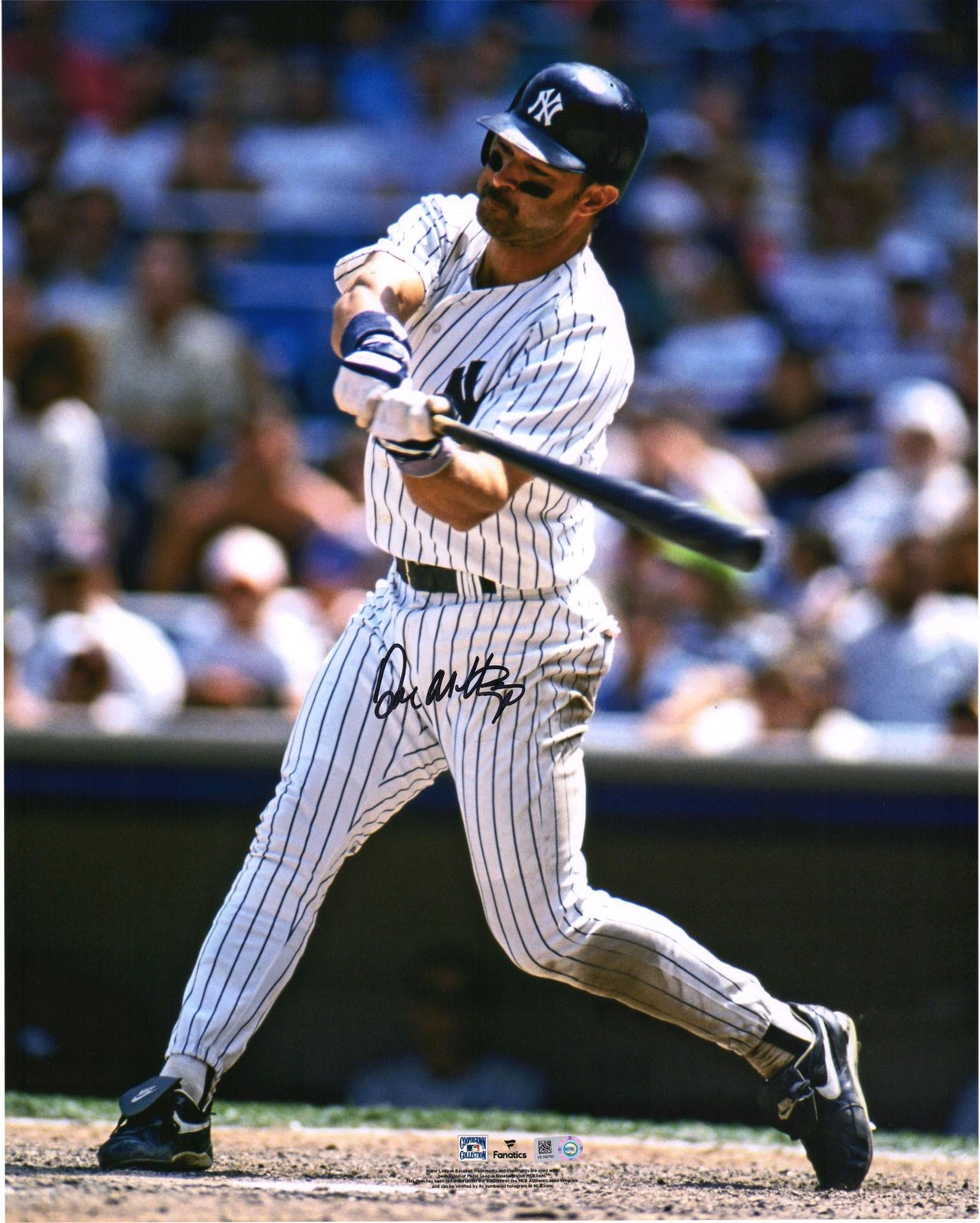 Don Mattingly New York Yankees Autographed 16" x 20" Hitting Photograph