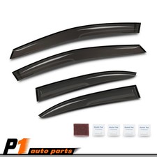 1pair Front Rain Guard Window Vent Visor Fit For 2006-2011 Honda Civic 4dr Sedan