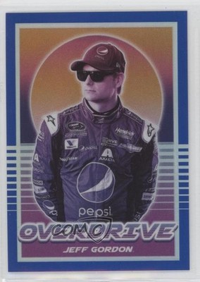 2022 Panini Chronicles Overdrive Blue Prizm 181/199 Jeff Gordon #12 HOF 0nr3