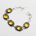 Citrine Gemstone Ethnic Handmade Bracelet Jewelry 15 Gms For Christmas AB 25466