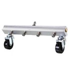 Undercarriage Cleaner Fan-Shaped Spray Car Underbody Washer Roller Wheels