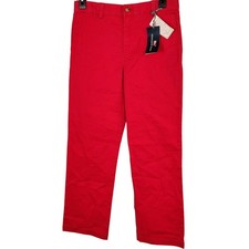 Vineyard Vines Boys Red Breaker Pant Chinos Size 16 NWT Crab Shell costal