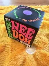 NeeDoh Groovy Glob Purple Squishy Sensory Fidget Toy Schylling