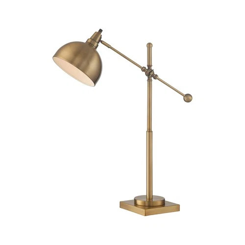 Lite Source Metal Table LAMP Brushed Brass - Picture 1 of 2
