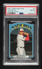 2021 Topps Heritage 1972 Die-Cuts Juan Soto #72DC-21 PSA 8 19c6