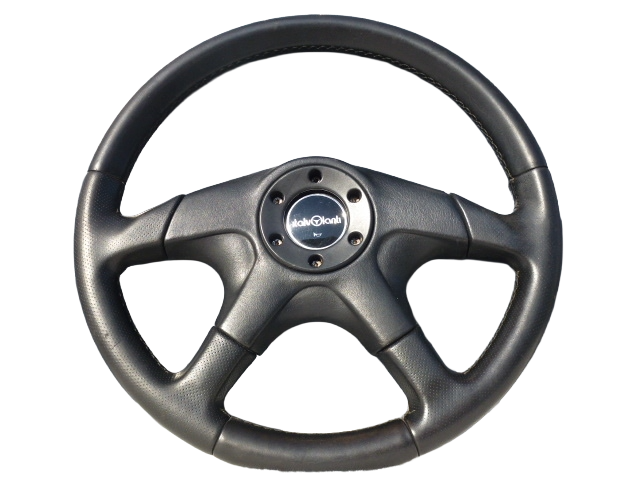 Italvolanti Dolce Steering Wheel 370mm Black Leather JDM W126 GX71