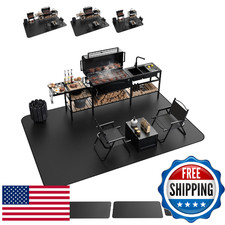 Gancuiwen Large 76x52" BBQ Mat Double-Sided Silicone Grill Mat Outdoor Deck Prot