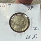 1913 Type 1  Buffalo Nickel 5C Choice XF N2884