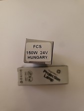 GE Quartzline FCS 150W 24V Medical Projection Lamp - Lot Of 2 New Bulbs