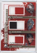 2011 ITG Heroes and Prospects Gold /10 Leland Irving Thomas Hickey #SST-17 2d8