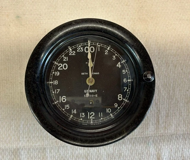 WWII US Navy Deck Clock Antique Maritime Clocks for sale | eBay