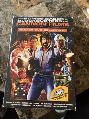 Warner Bros Cannon Films Bombs, Babes & Blockbusters DVD 10-Disc R