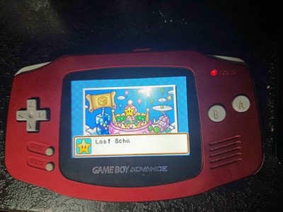 GBA Konsole Matt Rot | Nintendo GameBoy Advance | IPS V5 LCD