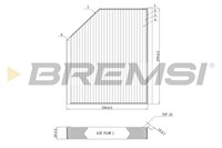 Bremsi Innenraumfilter Aktivkohlefilter FüR Audi A4 Avant 8K5 B8 2.0 Tdi 1.8