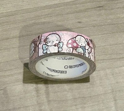 NEW TheCoffeeMonsterzCo Magic Forest   Washi Tape Roll 15 mm TCMC