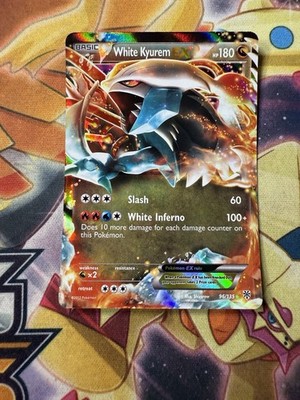 White Kyurem EX 96/135 Ultra Rare 2012 Pokemon Black & White Plasma Storm NM