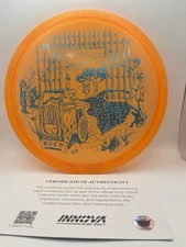 Innova Disc Golf Orange Colored 2023 USDGC CHAMPION ROC HOLE 7 Zuca Cart 180g