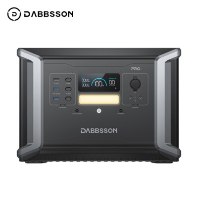Dabbsson Portable Power Station 2150Wh 2400W Solar Generator For RV Camping Home