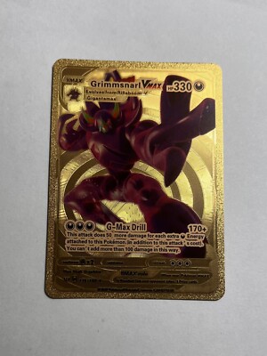 Pokemon Grimmsnarl VMAX 330HP Gold Foil Card 115/189 NM | eBay