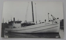 Steamship Steamer LOIS HANDY real photo postcard RPPC