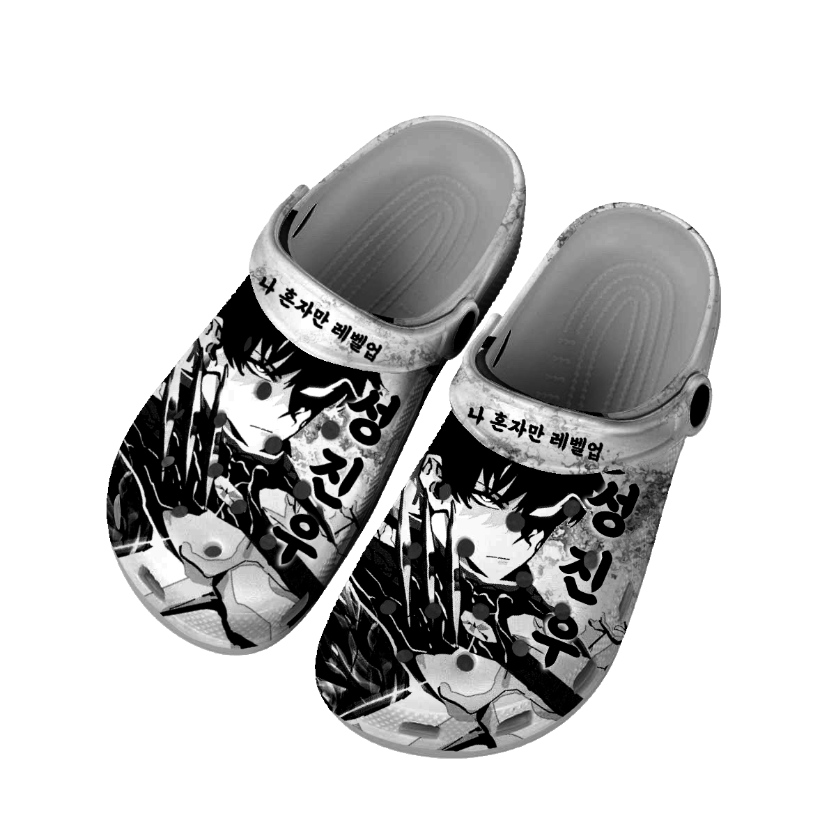 SAOLA RARO Zoccoli Personalizzati Anime Solo Livellamento Cantato Jinwoo Schizzo Scivoli Pantofole Scarpe