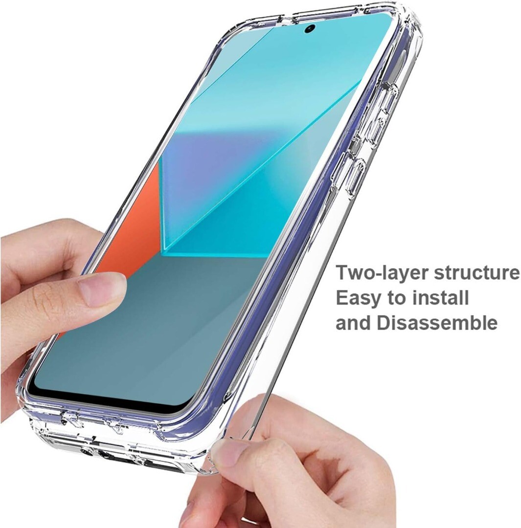 iVoler Cover per Google Pixel 8A, Custodia Trasparente per Assorbimento Degli Urti con Paraurti in TPU Morbido, Sottile Morbida in Silicone TPU Protettiva Case