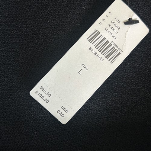 By Anthropologie Sweetheart Puff-Sleeved Black Sweater Size Large NWT - 第 5/7 張圖片