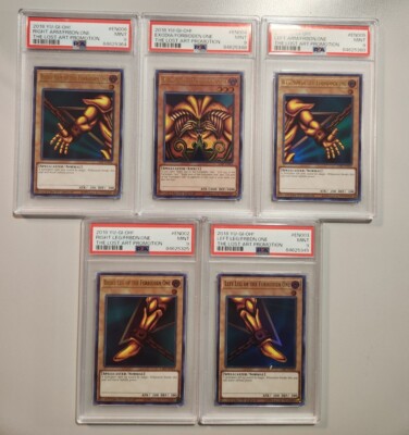 Yu-Gi-Oh! Exodia The Forbidden One Lost Art Promo SET All PSA 9