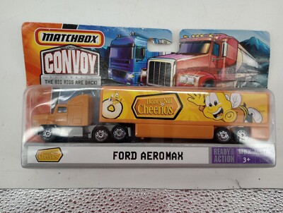 2006 Matchbox Convoy Honey Nut Cheerios Cereal Ford Aeromax Big Rig MBX Metal 