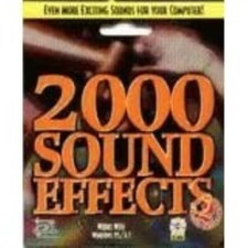 2000 Sound Effects PC CD collection for videos music developers etc editing tool