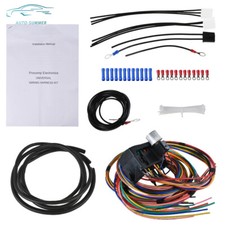 14 Circuit Universal Wire Harness 14 Fuse 12v Street Hot Rat Muscle Rod Wiring