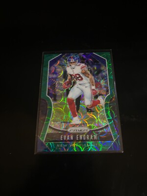 Evan Engram 2019 Panini Prizm Green Scope Prizm /75 Giants 44