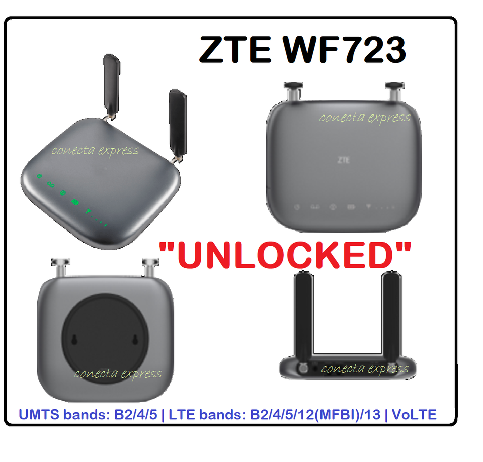 ZTE WF723 Wireless Home Phone Base UNLOCKED TMobile, AT&T, Mint, Tello