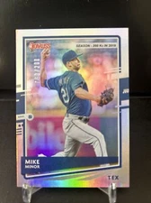 2020 Donruss Mike Minor Silver Foil Career Stat Line /200 Rangers