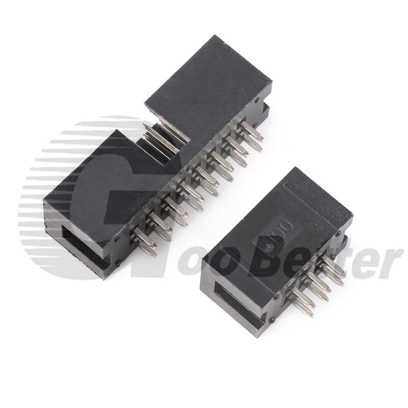 IDC Straight Pin Boxed PCB Header Connectors 2.54mm -6 8 10 14 16