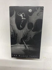 Black 78 Tarot Cards Deck For Shadow Work By Da Brigh Victoria Iva w/ Guidebook