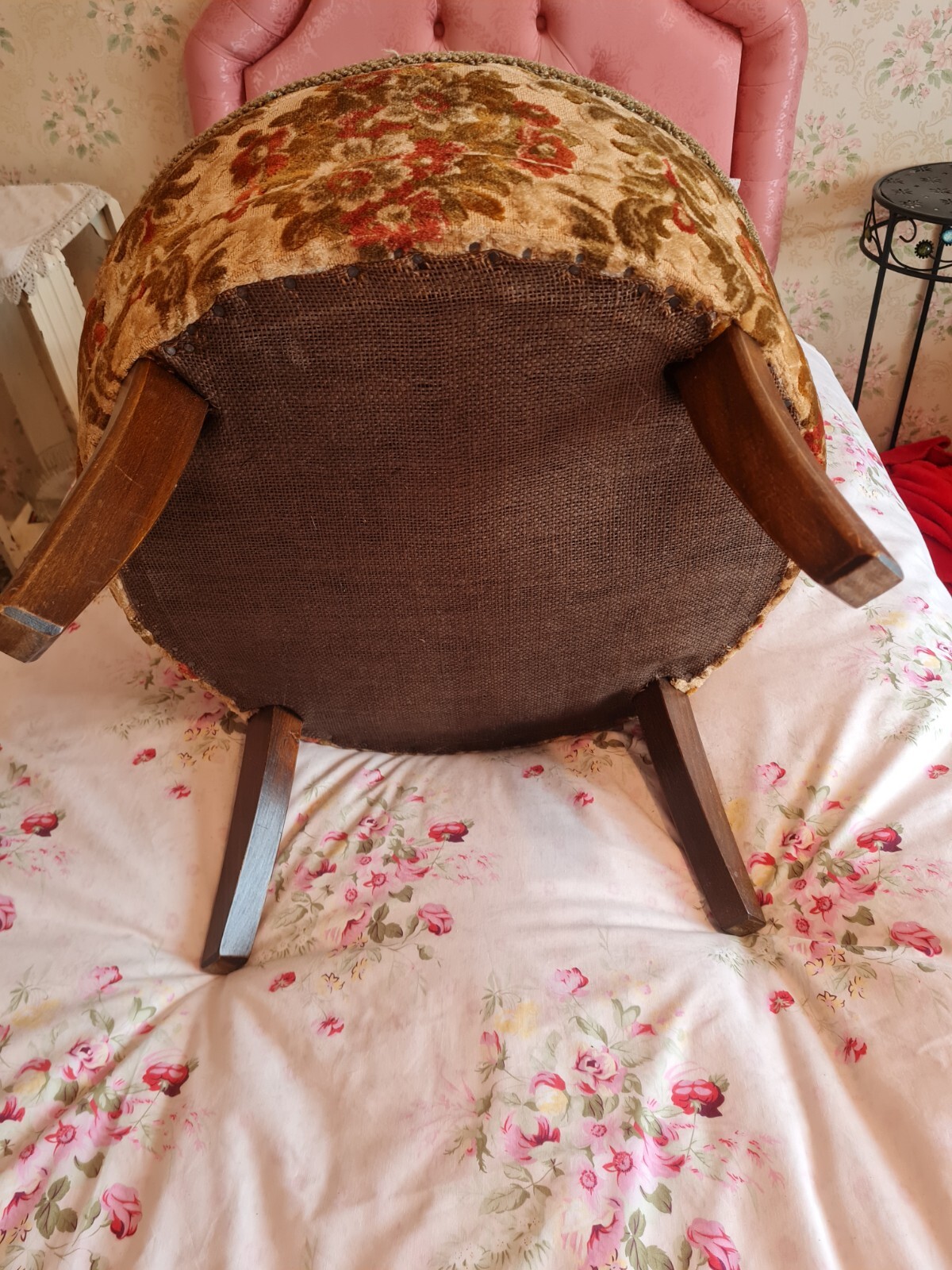 UPHOLSTERED TUB CHAIR eBay
